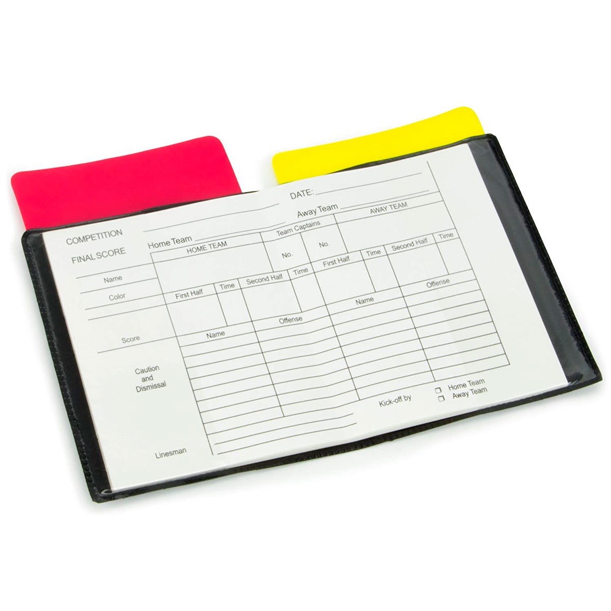 tarjetero Árbitro con tarjetas y bloc tarjetero Árbitro con tarjetas y bloc