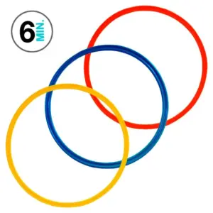 aro plano entrenamiento 50 cm colores