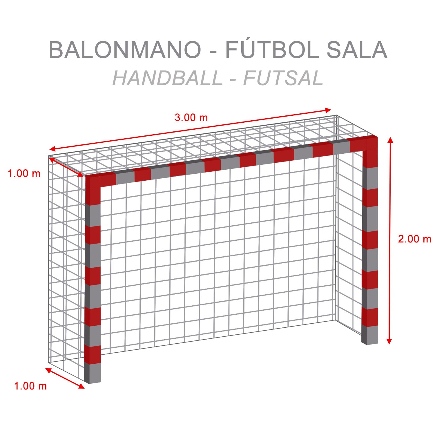 redes portería fútbol sala y balonmano profesionales redes portería fútbol sala y balonmano profesionales