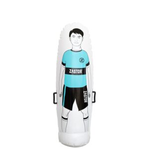 jugador barrera hinchable fútbol