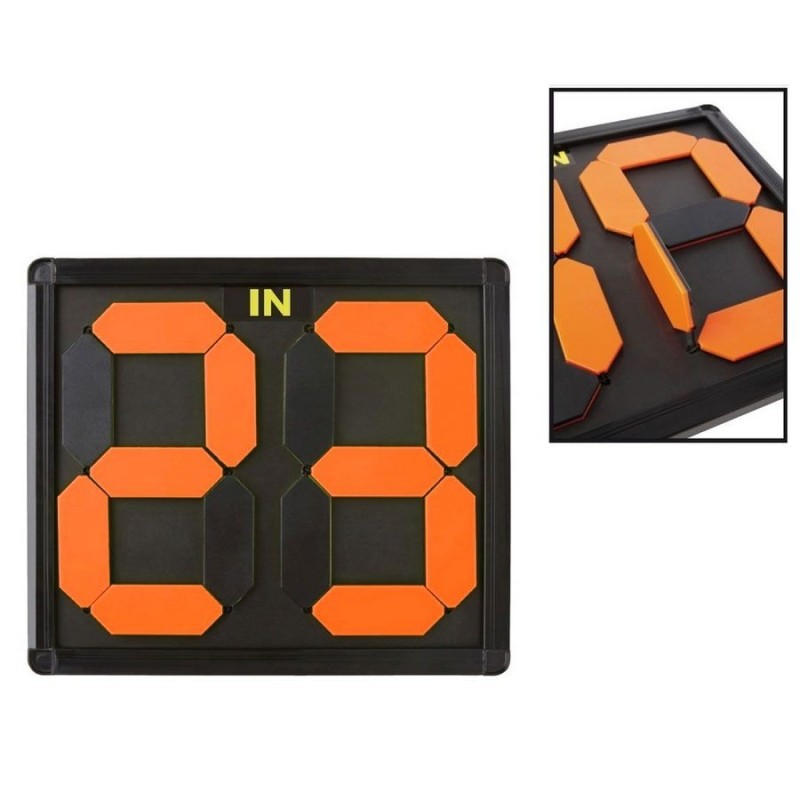 panel cambio jugador 2 dígitos doble cara panel cambio jugador 2 dígitos doble cara