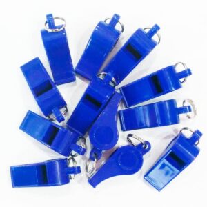 pack 12 silbatos de plástico en varios colores