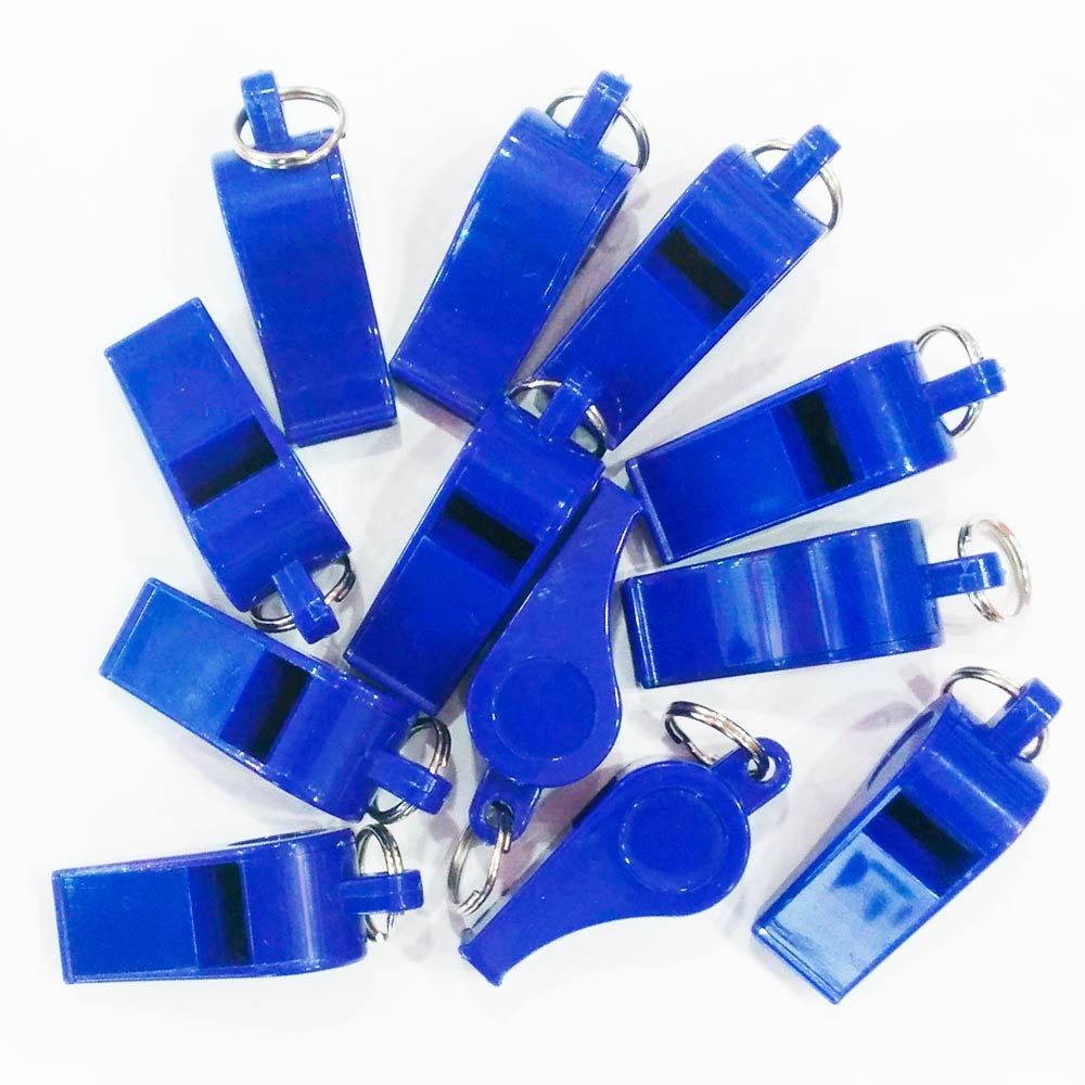 pack 12 silbatos de plástico en varios colores pack 12 silbatos de plástico en varios colores